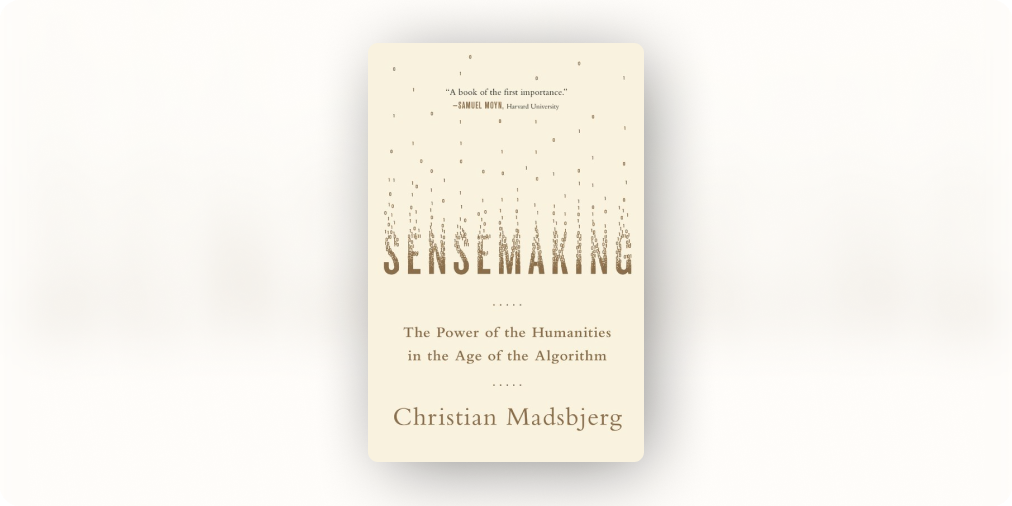 📖 Sensemaking by Christian Madsbjerg